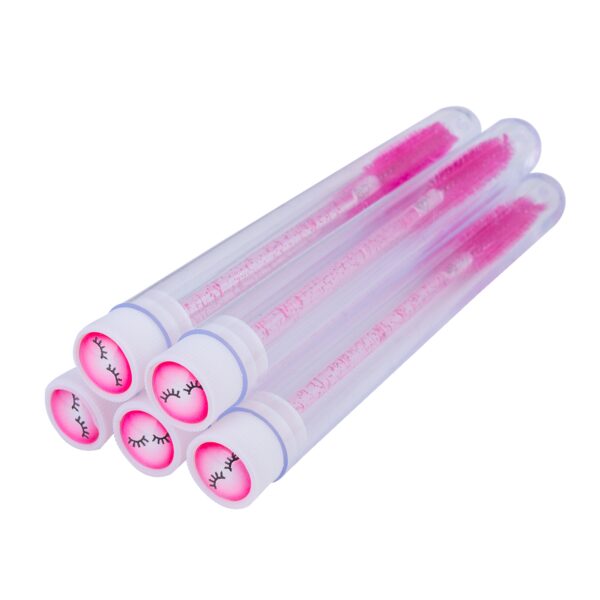Szczoteczki Do Rzęs w Tubie | Etui Zestaw 12szt. Moemi