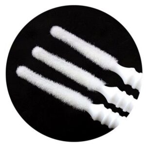 Aplikatory Bezwłókienkowe 100szt. Microbrush Cylindryczne Białe Moemi