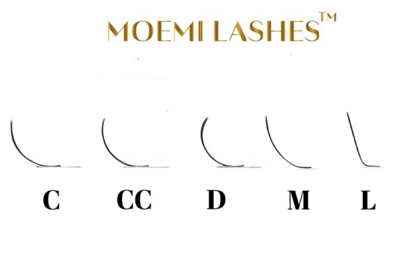 Rzęsy Moemi Lashes Mini MIX 17/18/19mm Czarne