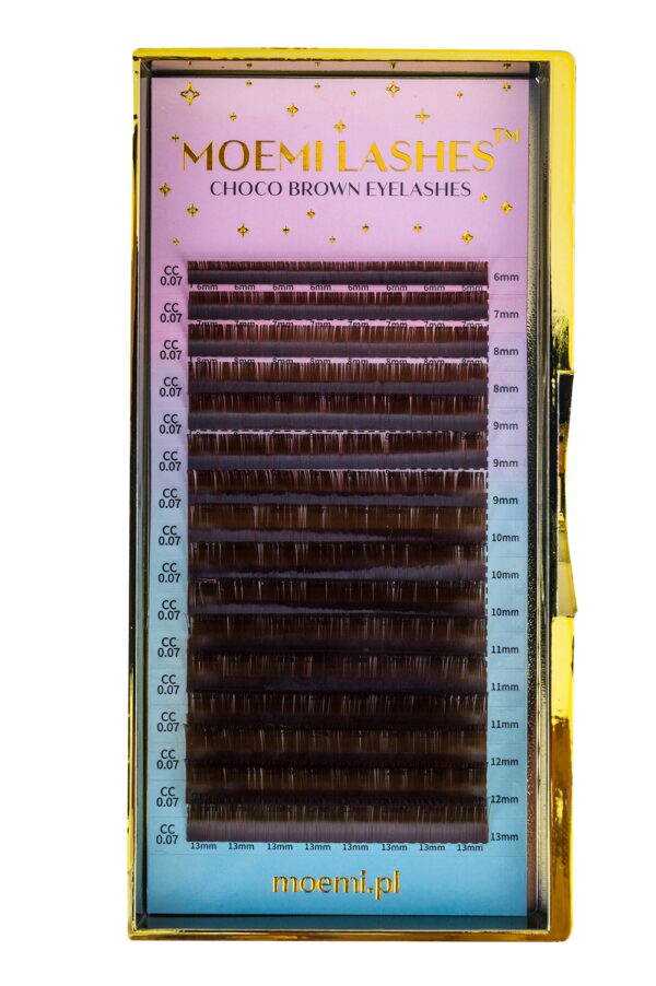 Rzęsy Moemi Lashes Choco Brown Brązowe