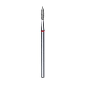 Frez Diamentowy FA11R021/8 Płomyk Ostry Czerwony 2,1/8mm Staleks