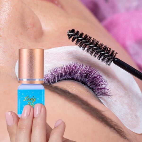 Klej Do Przedłużania Rzęs Lady Blue 3ml Szybkoschnący i Trwały | Moemi Lashes