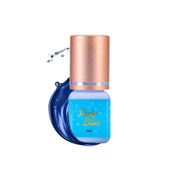Klej Do Przedłużania Rzęs Lady Blue 3ml Szybkoschnący i Trwały | Moemi Lashes