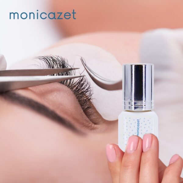 Bezbarwny Klej do Przedłużania Rzęs 0,5–1 sek Virgin White 5ml Monika Zet
