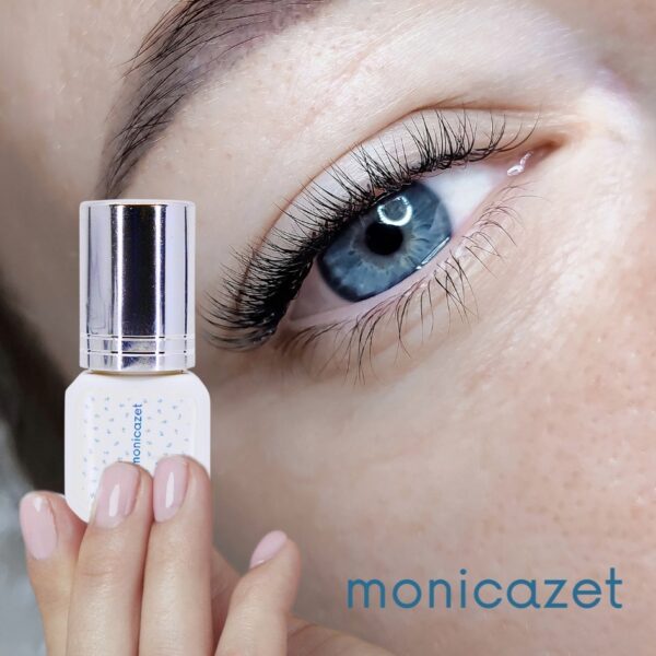 Bezbarwny Klej do Przedłużania Rzęs 0,5–1 sek Virgin White 5ml Monika Zet