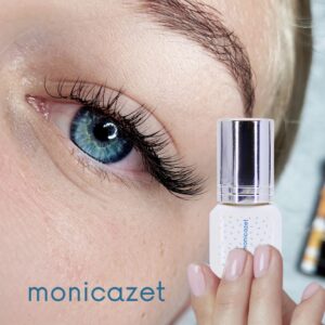 Bezbarwny Klej do Przedłużania Rzęs 0,5–1 sek Virgin White 5ml Monika Zet