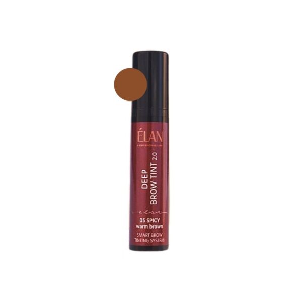 Farba do Brwi Deep Brow Tint 2.0 SBTS 05 SPICY Warm Brown 10ml Elan