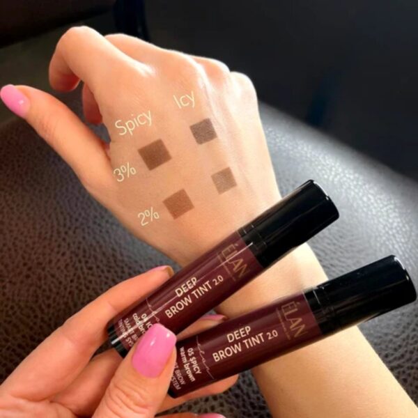 Farba do Brwi Deep Brow Tint 2.0 SBTS 05 SPICY Warm Brown 10ml Elan