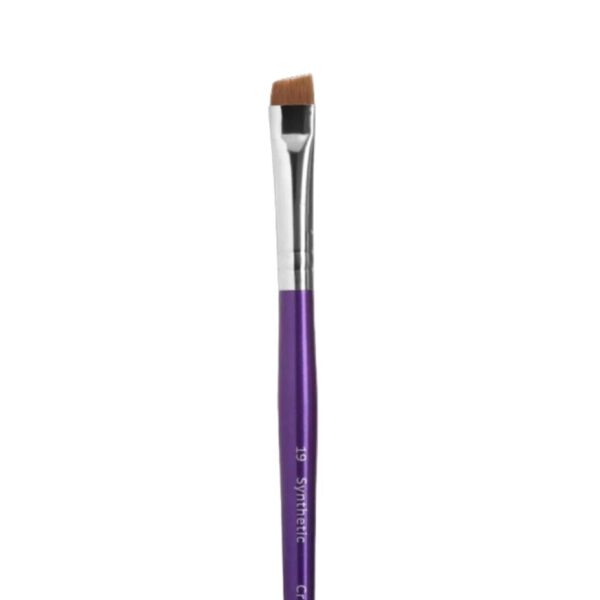 Pędzel Skośny Szeroki do Farby Henny Brwi Synthetic Creator 19