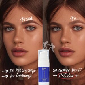 Brow D-COLOR 2.0 Emulsja 1 System do Usuwania Odcienia Brwi Expert System Elan