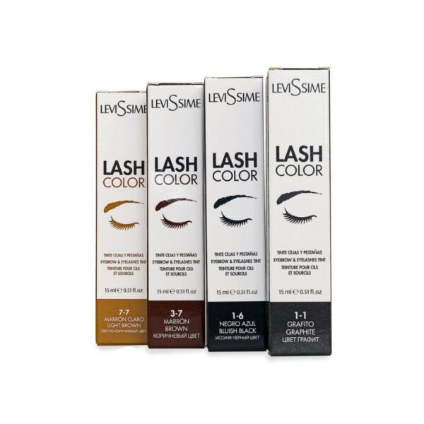 Kremowa Farba do brwi i rzęs Lash Color 15ml Levissime
