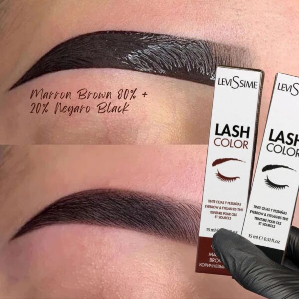 Kremowa Farba do brwi i rzęs Lash Color 15ml Levissime