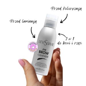 Odtłuszczacz do brwi i rzęs Cleanser 100ml Levissime