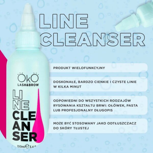 Płyn do Czyszczenia Linii Brwi Brow Line Cleanser 100 ml OKO