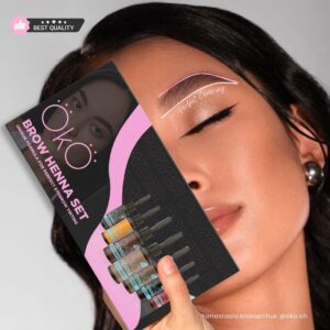 Zestaw Henny Pudrowej do Brwi 7 Odcieni Power Powder 5 g OKO