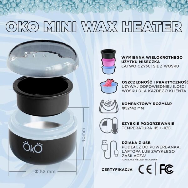 Mini Podgrzewacz do Wosku Wax Heater Oko