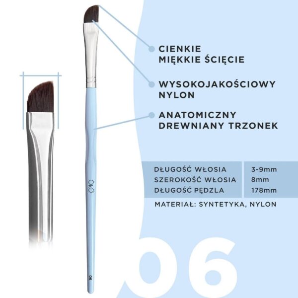 Zestaw Pędzli do Brwi "Flawless Brushes Flawless Brows" OKO