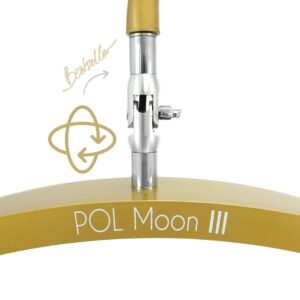 Lampa kosmetyczna POL Moon III - Złota, I-Coucou & Figuratti