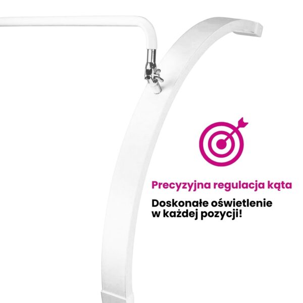 Lampa kosmetyczna POL Moon III z cyrkoniami - Biała, I-Coucou