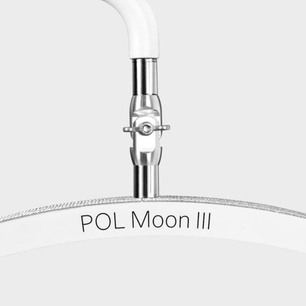 Lampa kosmetyczna POL Moon III z cyrkoniami - Biała, I-Coucou