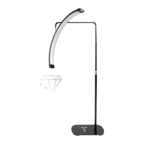Lampa kosmetyczna POL Moon III z cyrkoniami - Czarna, I-Coucou