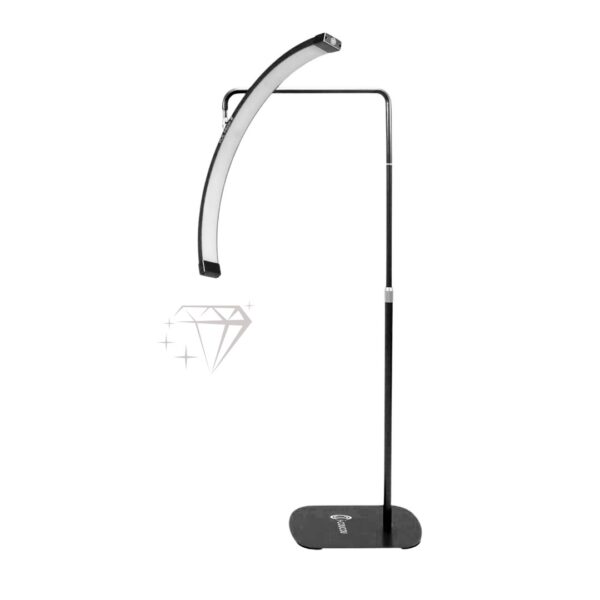 Lampa kosmetyczna POL Moon III z cyrkoniami - Czarna, I-Coucou