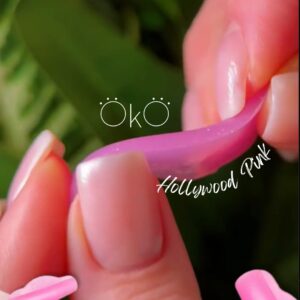 Zestaw Wałeczki do laminacji rzęs podkręcające Hollywood Pink, 3 pary OKO