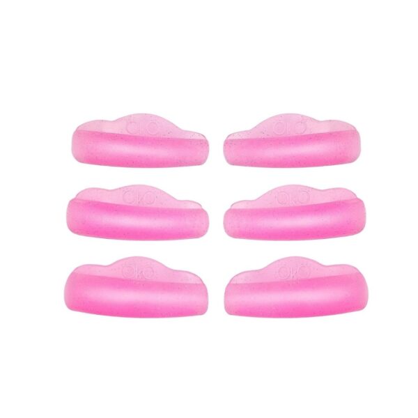 Zestaw Wałeczki do laminacji rzęs podkręcające Hollywood Pink, 3 pary OKO