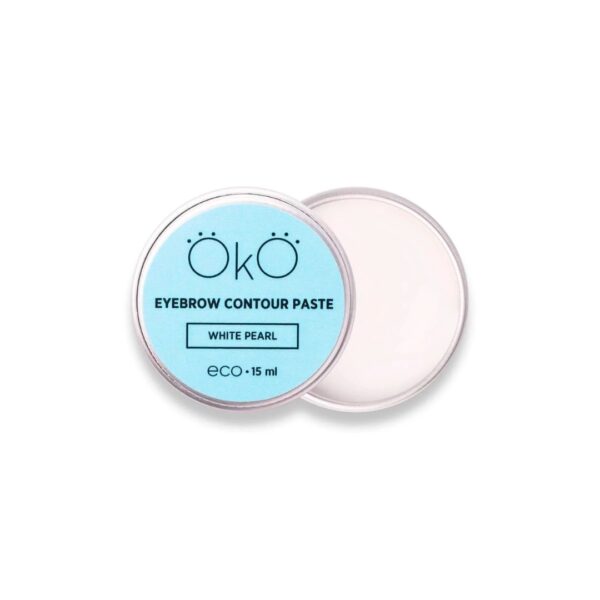 Biała Pasta do konturowania brwi Brow Paste White Pearl, 15 ml OkO