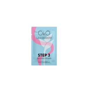 Odżywczy Preparat do Laminacji Rzęs i Brwi BTX Saszetka STEP 3 CARE&RECOVERY 1 ml OkO