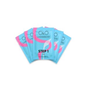 Preparat do Laminacji Rzęs i Brwi Saszetki STEP 1 LIFT Opakowanie 5x1 ml OkO