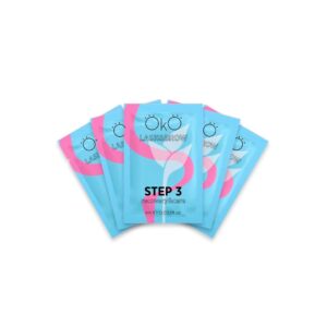 Odżywczy Preparat do Laminacji Rzęs i Brwi BTX Saszetki STEP 3 CARE&RECOVERY 5x1 ml OkO