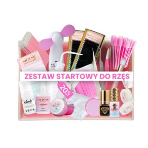 Profesjonalny Zestaw Startowy do Przedłużania Rzęs 1:1 Moemi Idealny dla Początkujących i Profesjonalnych Stylistek