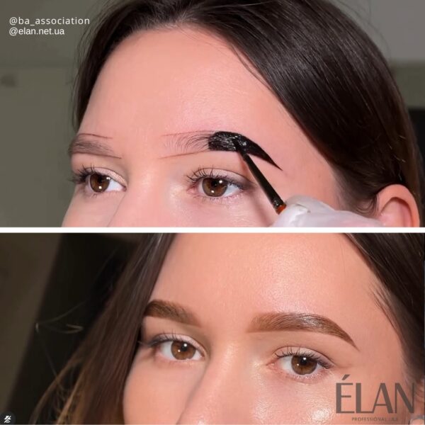 Brow Gel Tint Cold Blond Profesjonalna Farba Żelowa do Brwi 10ml Elan