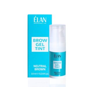 Brow Gel Tint Neutral Brown Profesjonalna Farba Żelowa do Brwi 10ml Elan
