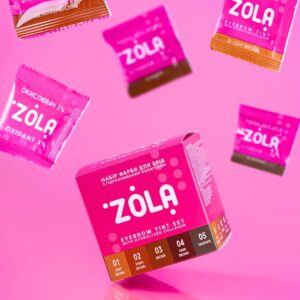 Zestaw Farba do Brwi w Saszetce + Aktywator 3% 5ml Zola