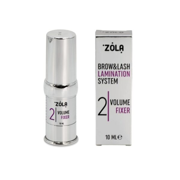 Preparat do laminacji brwi i rzęs Brow&Lash Lamination System Step 02 Volume Fixer 10ml Zola