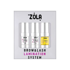 Profesjonalny Zestaw do Laminacji Brwi i Rzęs Brow&Lash Lamination System Zola