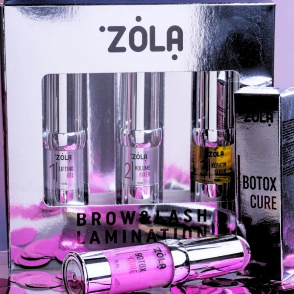Profesjonalny Zestaw do Laminacji Brwi i Rzęs Brow&Lash Lamination System Zola