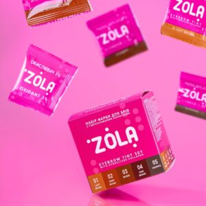 Zestaw Farb w saszetkach do Brwi z Oksydantem 3% Tint Set Zola