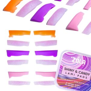 Wałeczki Silikonowe do Laminacji Rzęs Shiny & Candy Lami Pads Zola
