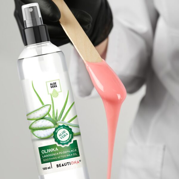 Oliwka Łagodząca po Depilacji Brwi | Twarzy z Aloesem Aloe Vera 150ml