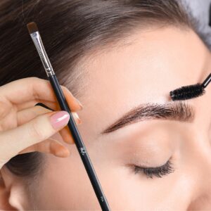Prosty Pędzel do Koloryzacji Brwi P54 Hulu Brushes