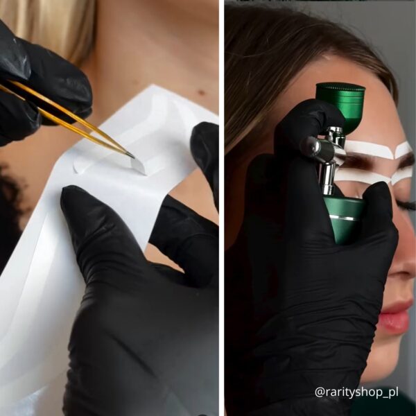 Bezprzewodowy Aerograf Rarity do Stylizacji Brwi Airbrush – Profesjonalny Zestaw do Farbowania Brwi