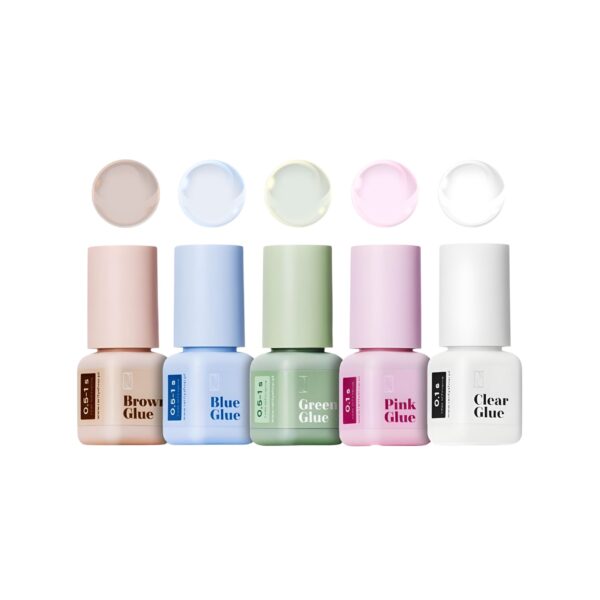 Rarity Glue Color Klej do Przedłużania Rzęs | Clear | Pink | Green | Blue | Brown