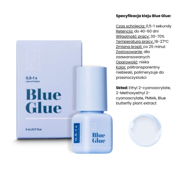 Rarity Glue Color Klej do Przedłużania Rzęs | Clear | Pink | Green | Blue | Brown