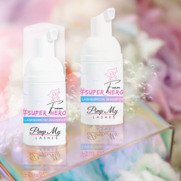 Szampon Super Hero Foam do Brwi i Rzęs Pimp My Lashes 30ml Nawilżenie i Oczyszczenie