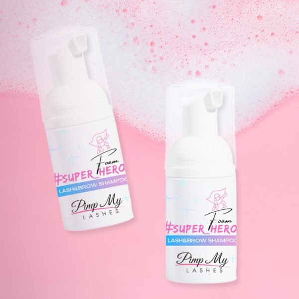 Szampon Super Hero Foam do Brwi i Rzęs Pimp My Lashes 30ml Nawilżenie i Oczyszczenie