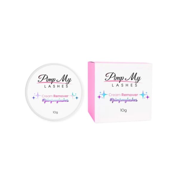 Termin ważności do 31.05.2026r. Pimp My Lashes Cream Remover 10g Kremowy Remover do Usuwania Sztucznych Rzęs