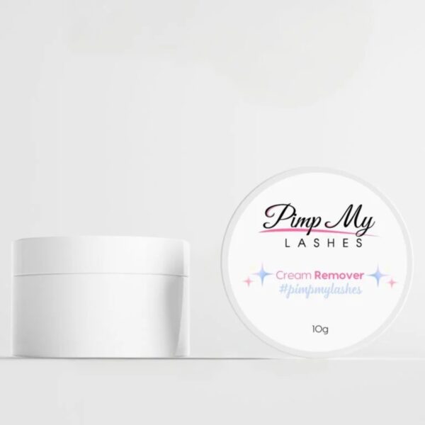 Termin ważności do 31.05.2026r. Pimp My Lashes Cream Remover 10g Kremowy Remover do Usuwania Sztucznych Rzęs